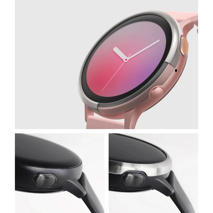 Ringke Bezel Styling Samsung Galaxy Watch Active 2 40mm Stainless Silver GWA2-40-09