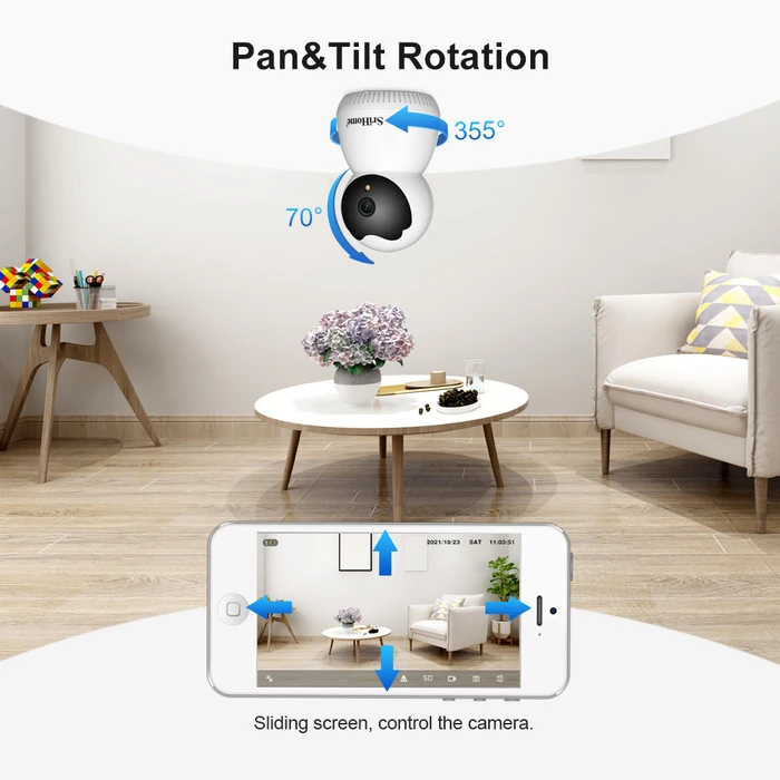 Κάμερα Παρακολούθησης Srihome WI-FI IP HD 3MP