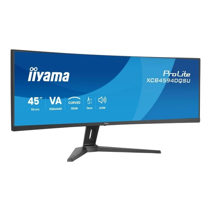iiyama ProLite XCB4594DQSU-B1 44.5" Curved UltraWide Monitor 5120x1440 32:9 VA 75Hz HDR USB-C