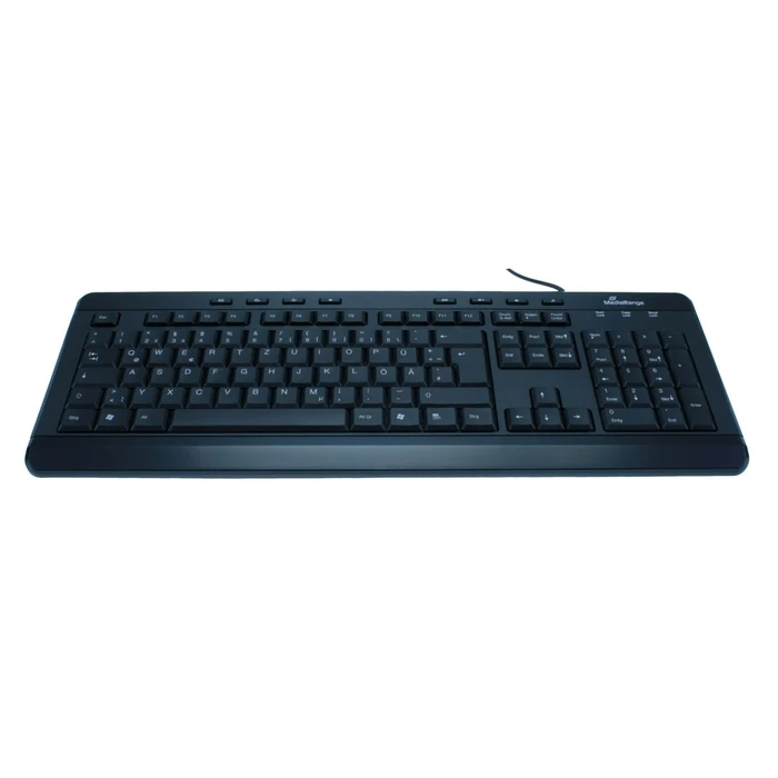 MediaRange Πληκτρολόγιο Multimedia Μαύρο με 8 Ειδικά Κουμπιά (MROS102)