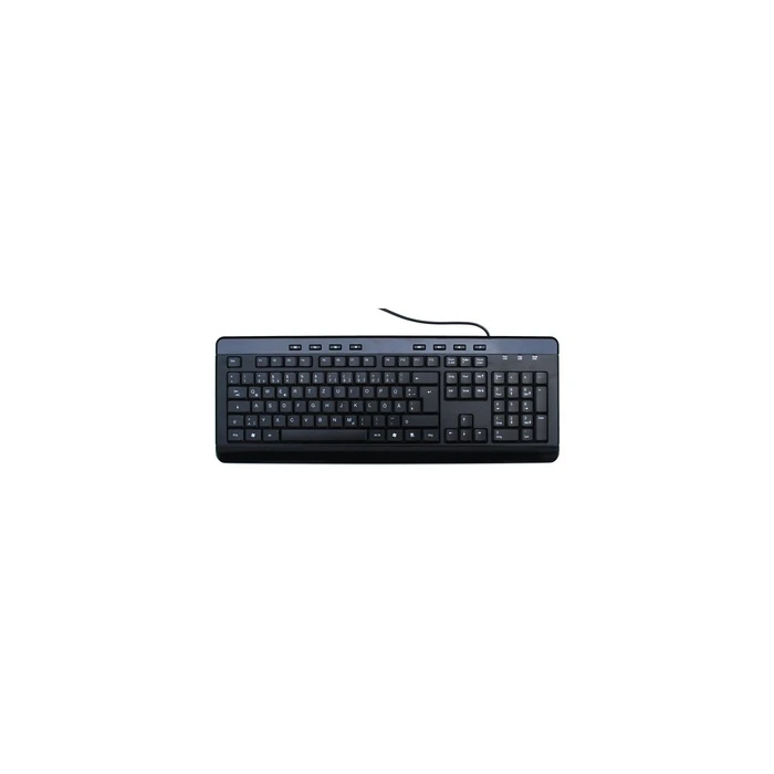 MediaRange Πληκτρολόγιο Multimedia Μαύρο με 8 Ειδικά Κουμπιά (MROS102)