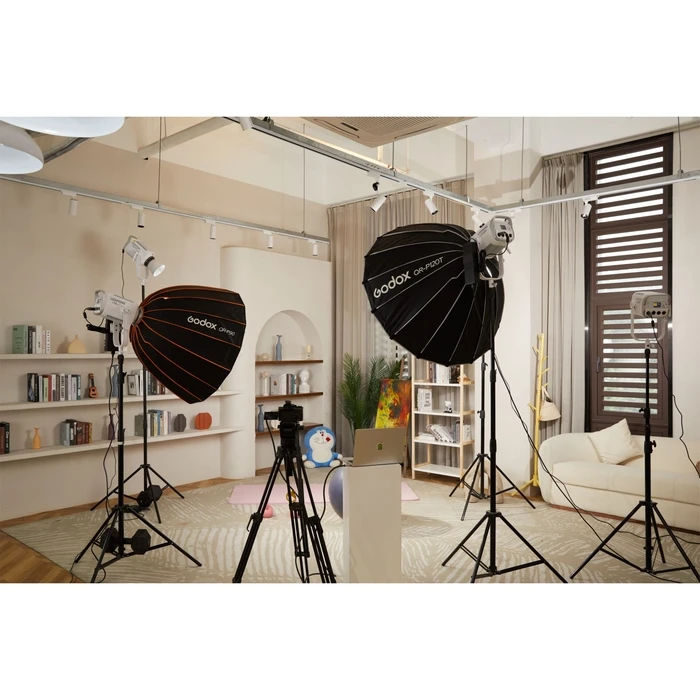 Godox Litemons LA600BI – 600W Bi-color COB LED Light 2800–6500K Bowens Mount (White)