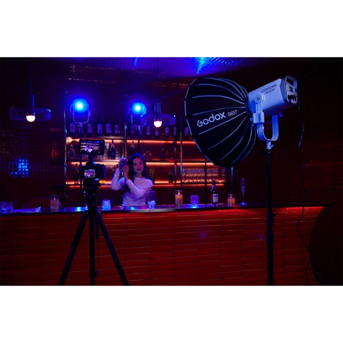 Godox Litemons LA600BI – 600W Bi-color COB LED Light 2800–6500K Bowens Mount (White)