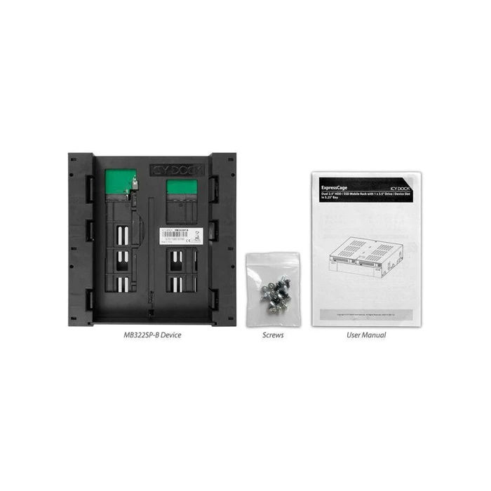 Πλαίσιο Για Σκληρούς Δίσκους Icydock Backplane 2x6,3/1x8,9cm SataI-III in 1x5,25" HDD/SSD