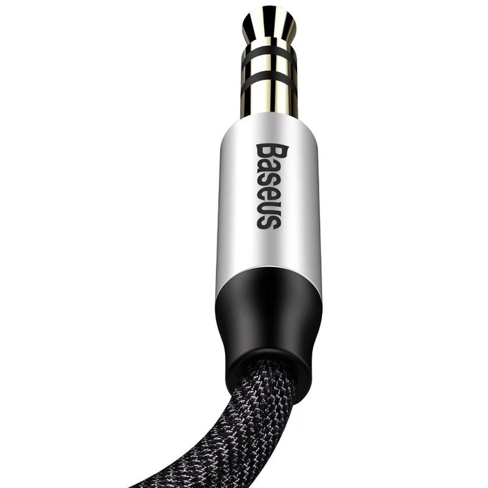 Καλώδιο Baseus Yiven Audio 3.5 male Audio M30 1.5M Silver+ Black