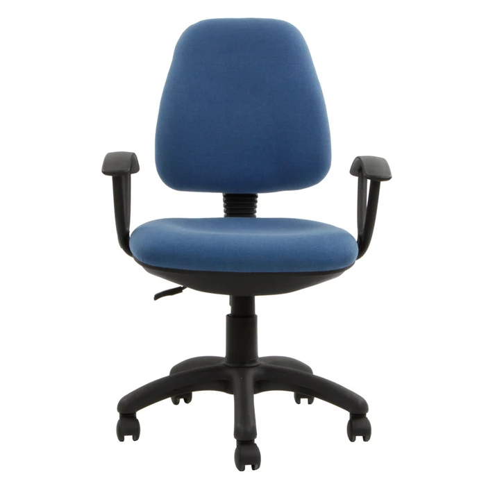 Velco Blue Office Chair with Arms (SKU K08642-2)