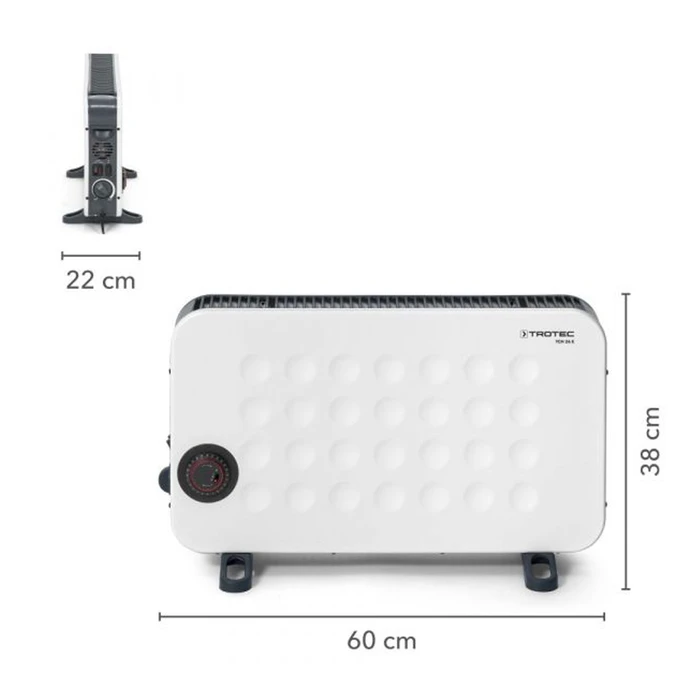 Θερμοπομπός Turbo TCH26E 2000W Λευκός