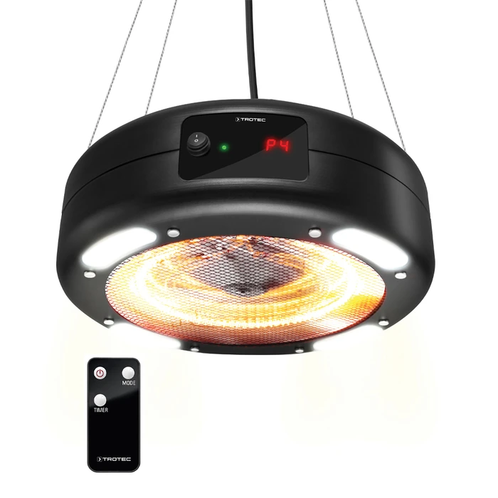 Θερμαντήρας υπερύθρων οροφής με φωτισμό LED 1500W IR1550SC