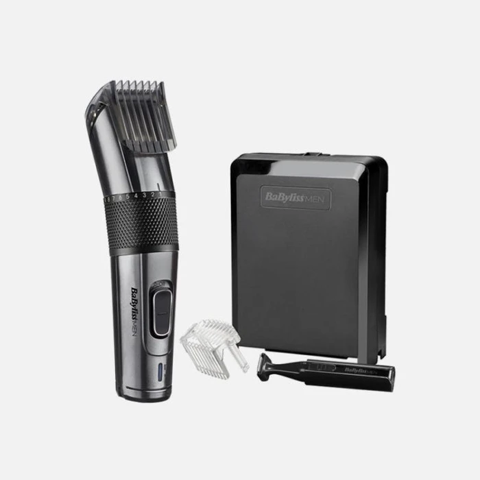 BaByliss Men Hair Clipper Carbon Titanium Smooth Precision E978E - Black