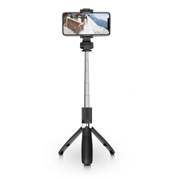 Tech-Protect L01s Wireless Selfie Stick Tripod Black