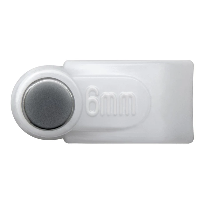 Ρόκα Goobay Στήριξης Καλωδίων 17078, 6Mm, Λευκό, 100Τμχ