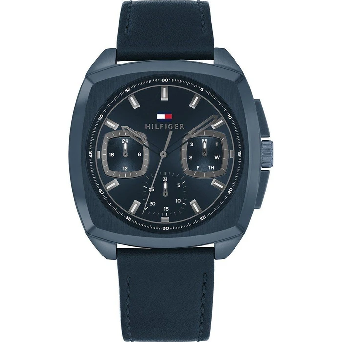 Ανδρικό Ρολόι Tommy Hilfiger 1710558 (40mm) Μεταλλικό Μπρασελέ Μπλε