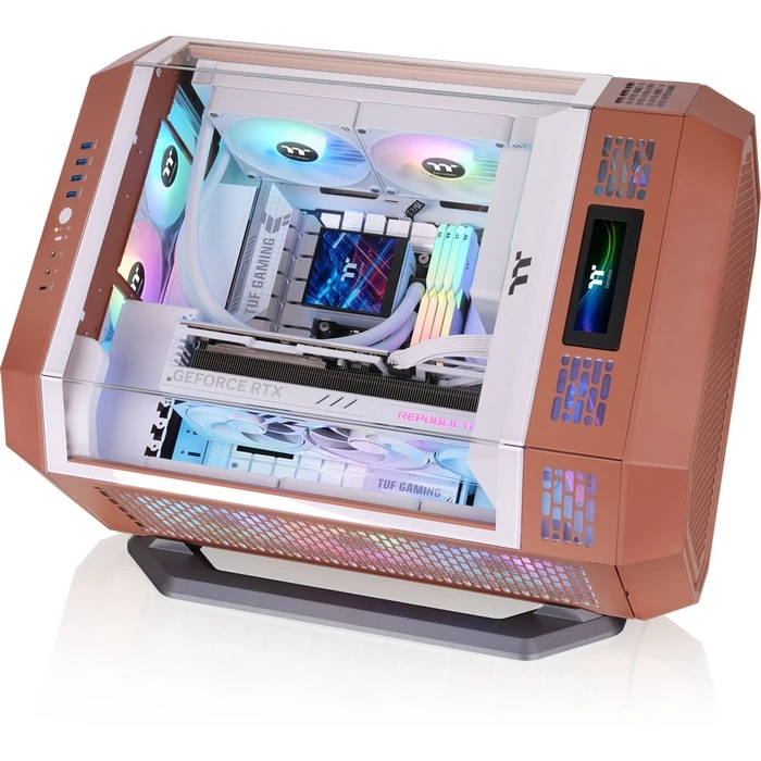 Thermaltake The Tower 600 Mocha Mousse - Gaming Midi Tower Case