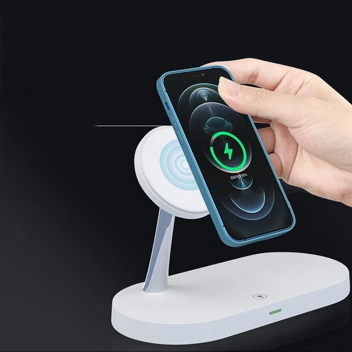 Tech-Protect A12 3in1 Magnetic Magsafe Wireless Charger White