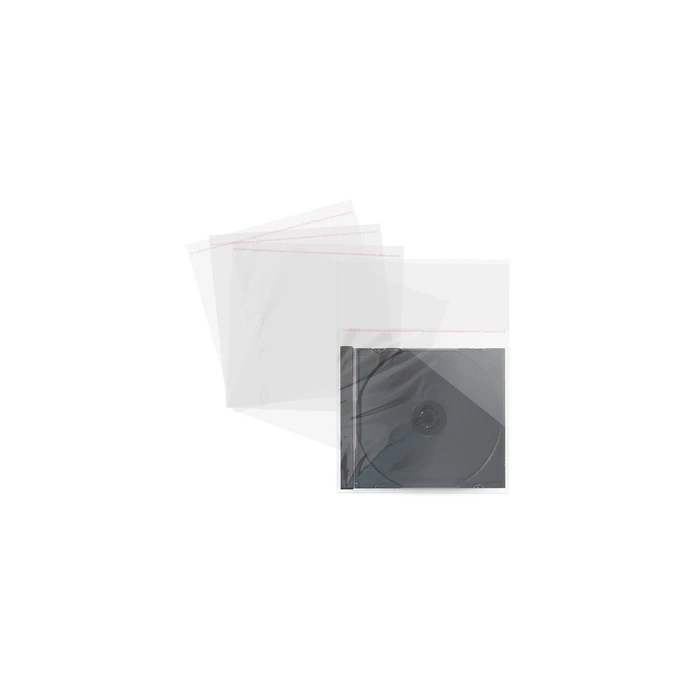 MediaRange CD Sleeves 100 pcs 10.4 mm Transparent (BOX04)