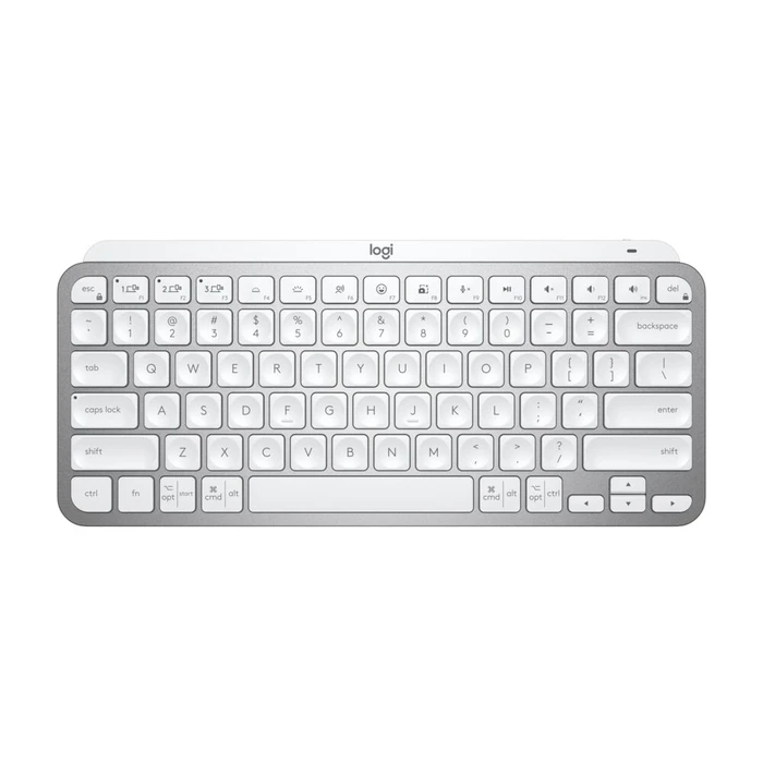 Πληκτρολόγιο Ασύρματο Logitech Mx Keys Mini Pale Grey For Mac