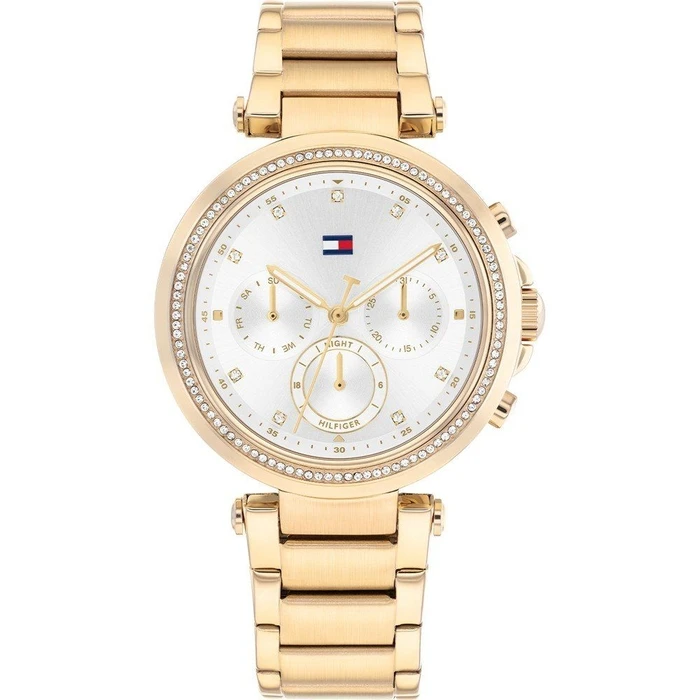 Γυναικείο Ρολόι Tommy Hilfiger 1782703 (38mm) Μεταλλικό Μπρασελέ Χρυσό