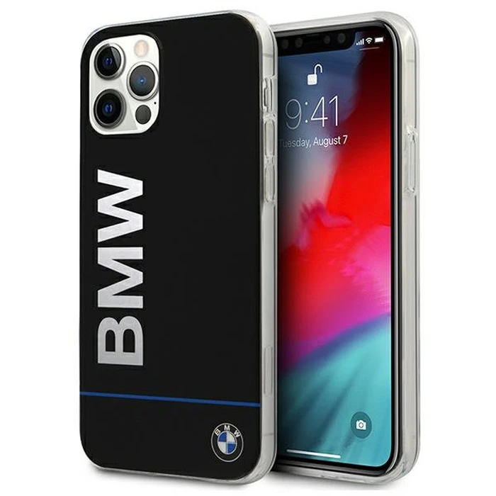 BMW BMHCP12MPCUBBK Apple iPhone 12/12 Pro black hardcase Signature Printed Logo