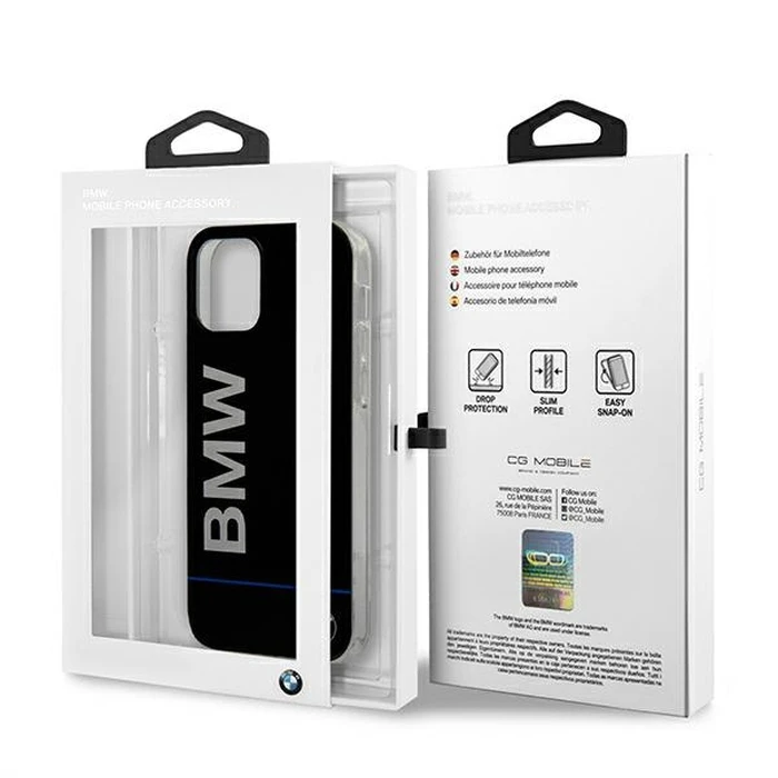 BMW BMHCP12MPCUBBK Apple iPhone 12/12 Pro black hardcase Signature Printed Logo