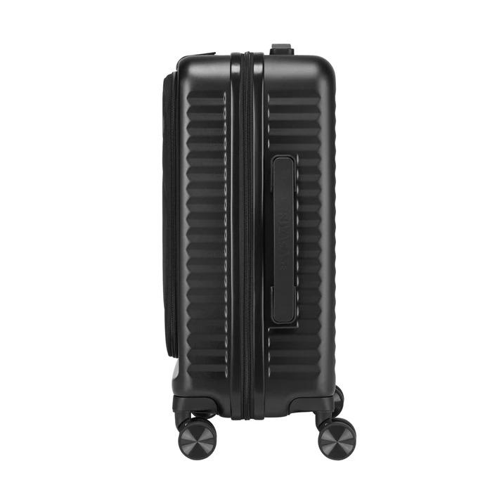 Rivacase Black Travel Suitcase with 4 Wheels (Model 8180)
