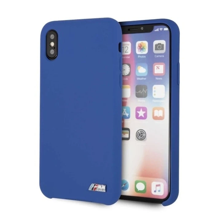 BMW BMHCPXMSILNA Apple iPhone X/XS navy hardcase Silicone M Collection