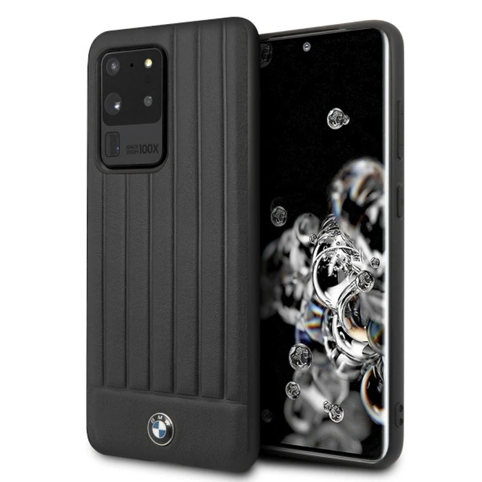 BMW BMHCS69POCBK Samsung Galaxy S20 Ultra black hardcase Signature