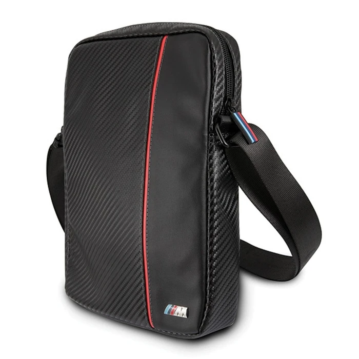 BMW Bag BMTB8CAPRBK Tablet 8 inch black Carbon/Red Stripe