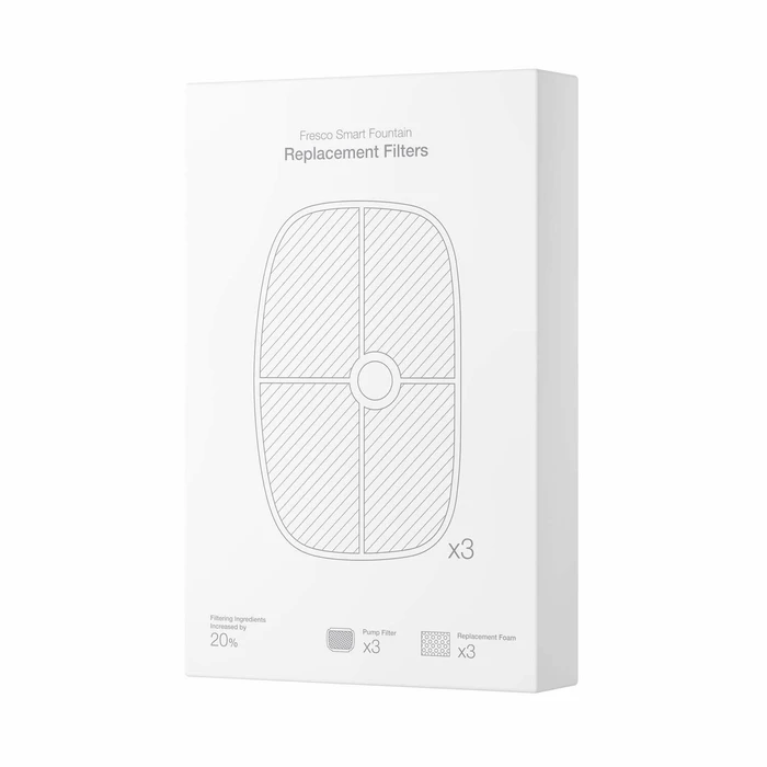 Αξεσουάρ Ποτίστρας Replacement Filters + Sponge +pump sticke Petoneer (3 pcs)