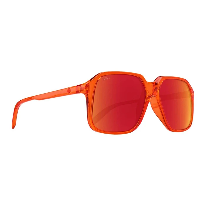 SPY Bronze Unisex Polarized Sunglasses with Orange Mirror Lens (59/16/135)