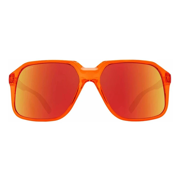 SPY Bronze Unisex Polarized Sunglasses with Orange Mirror Lens (59/16/135)