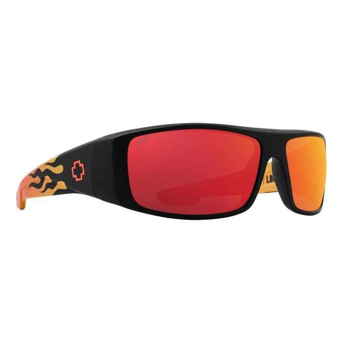 SPY Logan (Spy Happy) Unisex Polarized Sunglasses Black 61/14/127