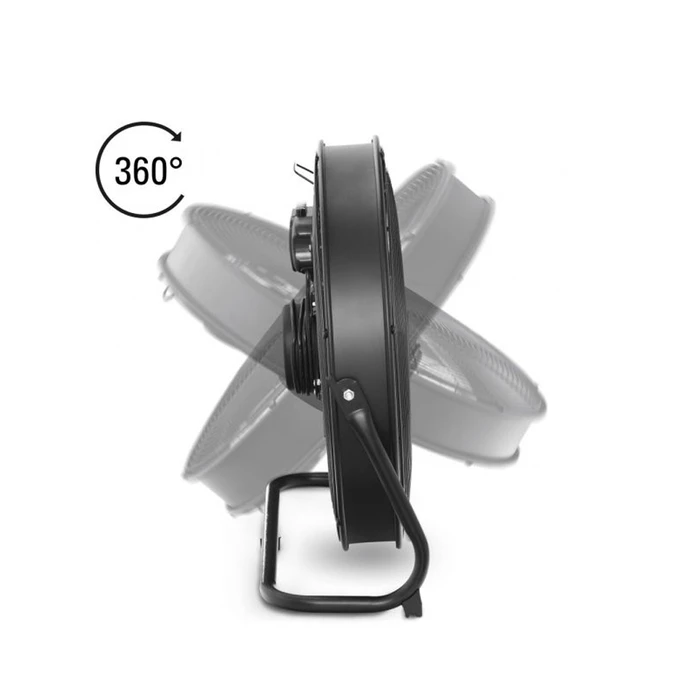 Ανεμιστήρας δαπέδου μεταλλικός 120w 50cm TVM20D TROTEC Μαύρος