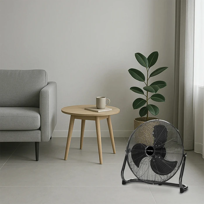 Ανεμιστήρας δαπέδου 115W 43cm TVM19 TROTEC Μαύρος
