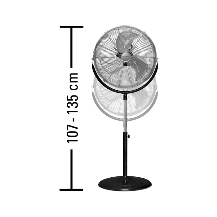 Ανεμιστήρας ορθοστάτης μεταλλικός 100W με 3 φτερά TVM18S TROTEC