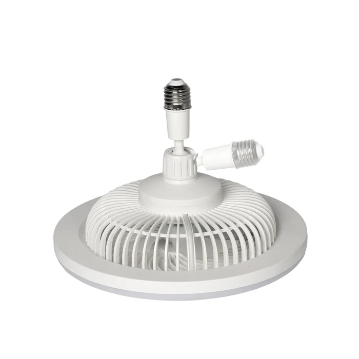 Ανεμιστήρας οροφής με LED φως E27 25εκ DICTRO LUX (Λευκός) - MPN 180084