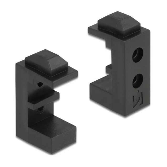 Βάση Σκληρού Δίσκου Delock 18027 για 2.5" & 3.5" HDD/SSD, 8τμχ, μαύρη