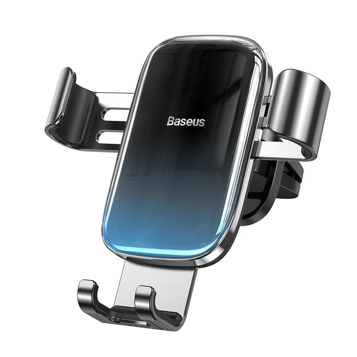 Βάση Στήριξης Smartphone Baseus Glaze gravitational for ventilation grid, aluminum (black)