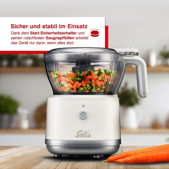 Solis Multi Chopper 200W with 1L Bowl, White