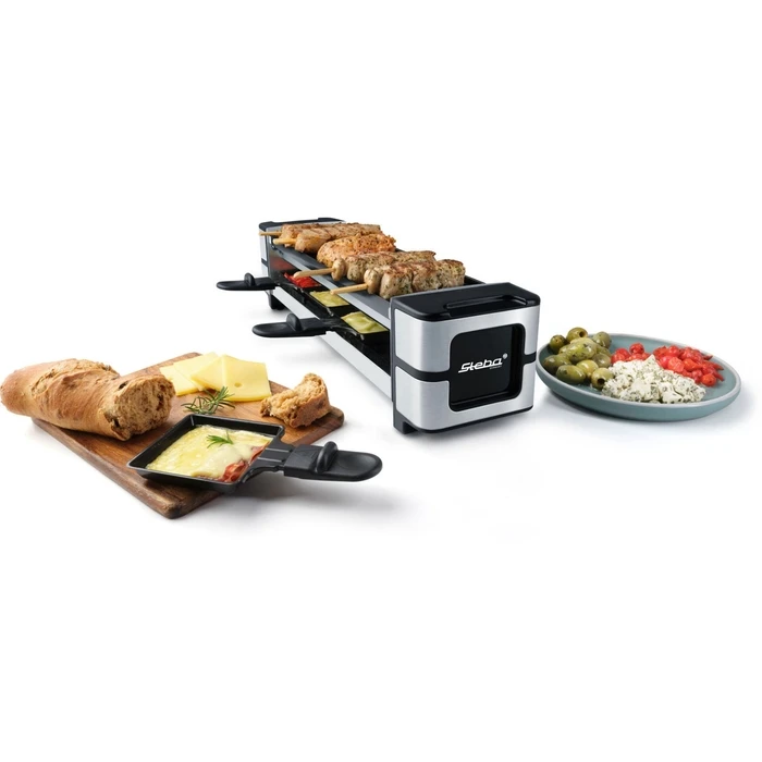 Steba RC 140 Tabletop Electric Grill - Ridged Plate 600W with Adjustable Thermostat (63.40.00)