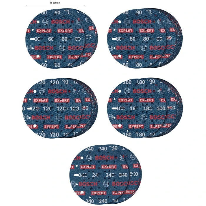 Bosch Sandpaper 150 mm, 1 piece (MPN 2608902470)