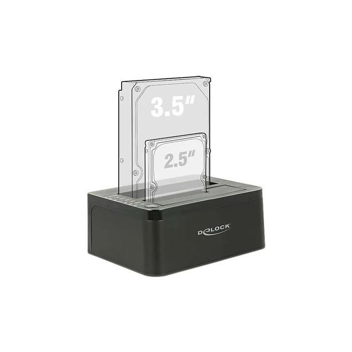 HDD Docking Station Delock 2x Sata III USB3.0 Clone