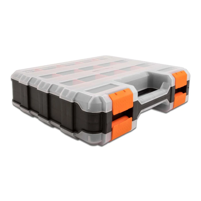 Delock Ταμπακιέρα 18417, 34 Θέσεων, Διπλή, 320x270x80mm, Πλαστική, Μαύρη