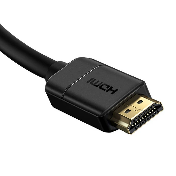 Καλώδιο HDMI Baseus 2x 2.0 4K 60Hz Cable, 3D, HDR, 18Gbps, 3m (black)