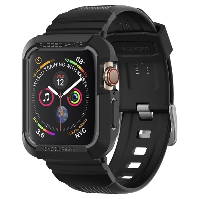Belt Spigen Rugged Armor Pro Apple Watch 4/5/6/7/SE 44/45mm Black