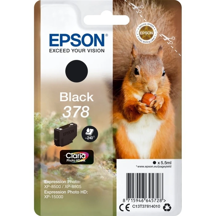 Μελάνι Epson Black C13T37814010