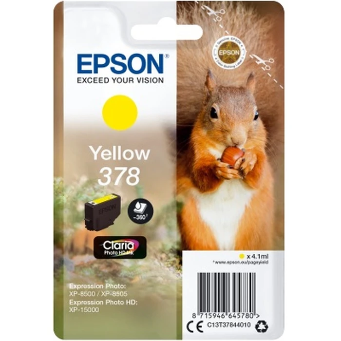 Μελάνι Epson Yellow C13T37844010