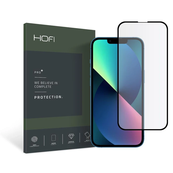 Hofi Glass Pro+ Apple iPhone 16e / 14 / 13 / 13 Pro Black