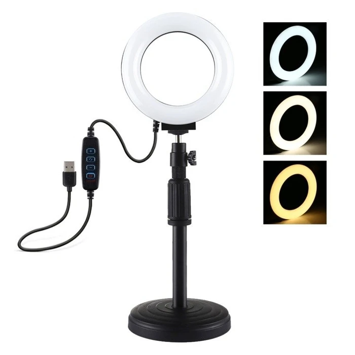 Ring Light Puluz LED with adjustable base PU391