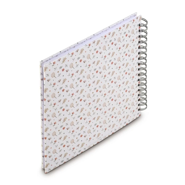 HAMA Άλμπουμ Φωτογραφιών Floral Spiral 28x24 εκ. - 50 λευκές σελίδες (χωρητικότητα για 100 φωτογραφίες 10x15 εκ.)