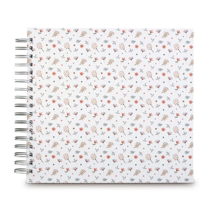 HAMA Άλμπουμ Φωτογραφιών Floral Spiral 28x24 εκ. - 50 λευκές σελίδες (χωρητικότητα για 100 φωτογραφίες 10x15 εκ.)